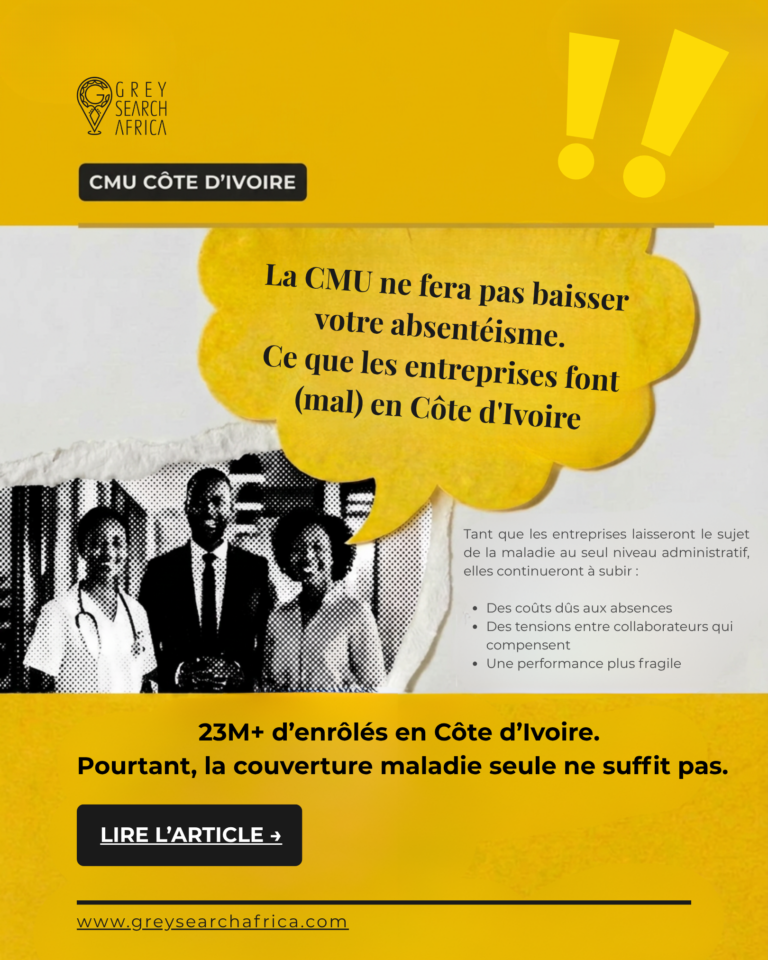 Couverture santé, absentéisme, management : la CMU un sujet social en Côte d’Ivoire ?