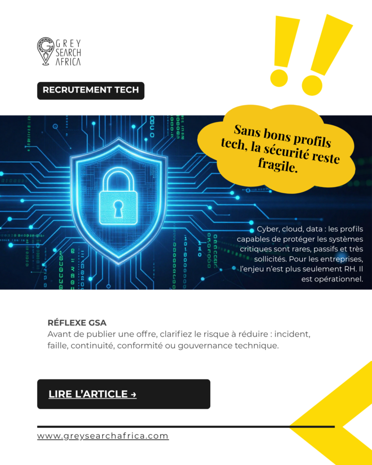 Recrutement cybersécurité : sécuriser les profils tech rares