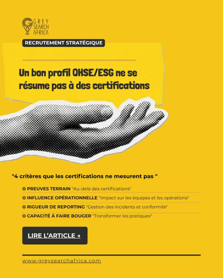 Climat, QHSE, ESG : recruter des profils capables de transformer l’obligation en performance